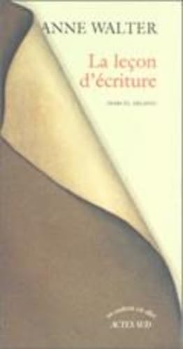 La leçon d'écriture