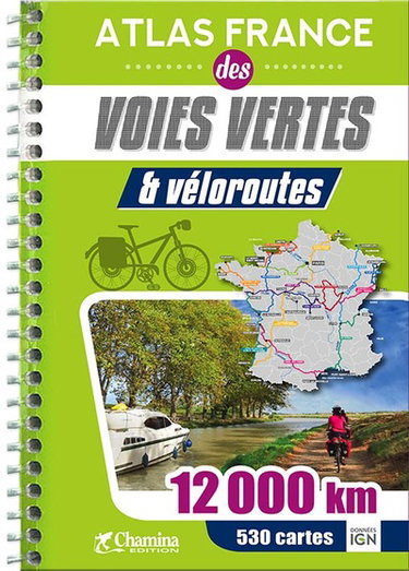 Couverture de Atlas France des voies vertes & véloroutes