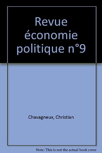 Revue économie politique n°9