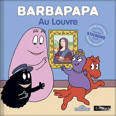 Couverture de Barbapapa au Louvre par Alice Taylor