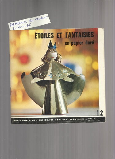 Couverture de Etoiles et fantaisies en papier dore