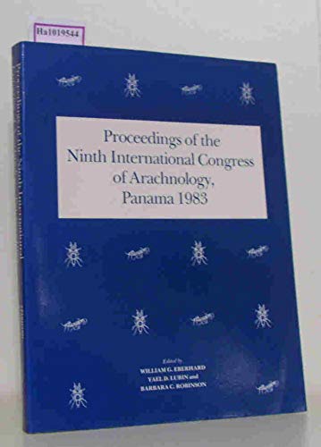 Couverture de Proceedings of the Ninth International Congress of Arachnology, Panama 1983