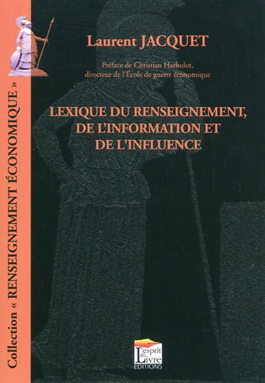 Couverture de Lexique du renseignement, de l'information et de l'influence
