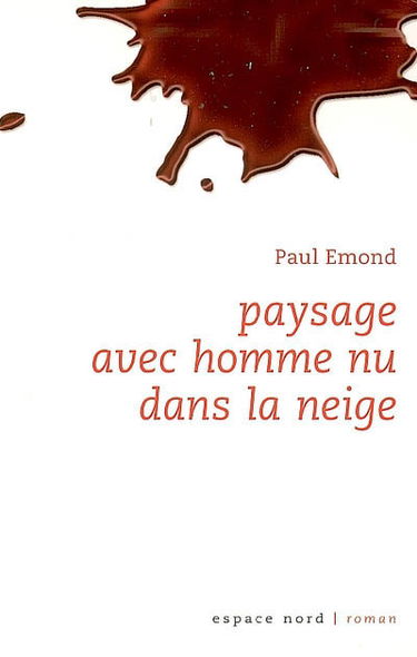 Paysage avec homme nu dans la neige