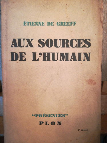 Aux sources de l'humain