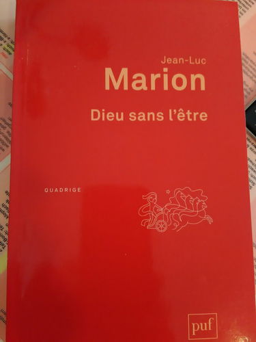 Dieu sans l'être