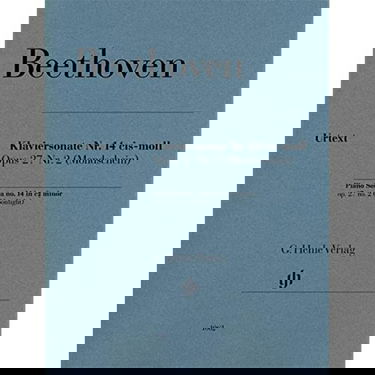 Sonate No14 Opus 27/2 en do# mineur (Clair de lune) --- Piano