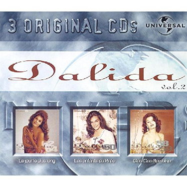Couverture de Dalida Vol. 2 : Le jour le plus long / Les Enfants du Pirée / Ciao ciao Bambina (coffret 3 CD)