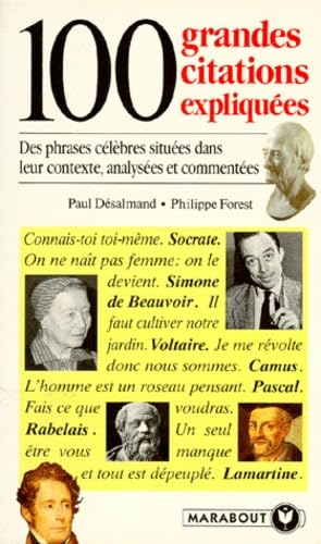Cent grandes citations expliquées