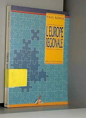 Couverture de L'europe régionale