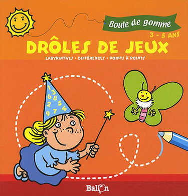Couverture de Drôles de jeux 3-5 ans par Ballon