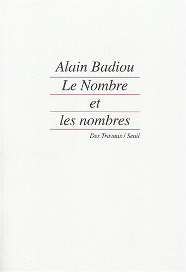 Le Nombre et les nombres