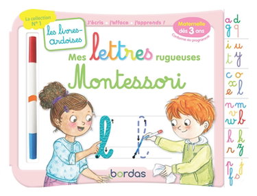 Mes lettres rugueuses Montessori : 3-6 ans