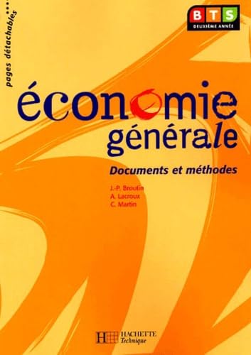 Economie générale, BTS 2e année : Livre de l'élève