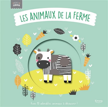 Les animaux de la ferme : avec 10 adorables animaux à découvrir !