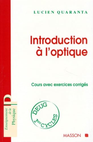 Introduction à l'optique