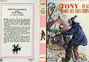 Couverture de Tony et le masque aux yeux verts