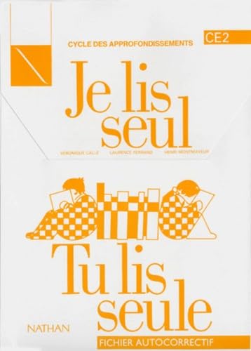 Je lis seul tu lis seule, CE2, fichier autocorrectif