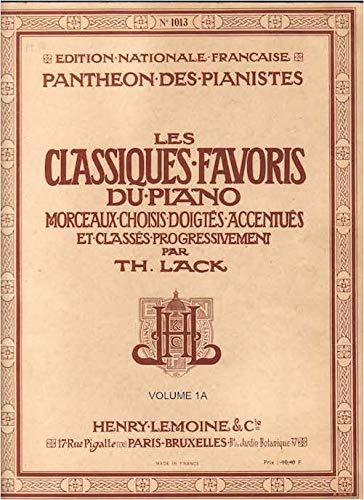 Classiques favoris Volume 1A