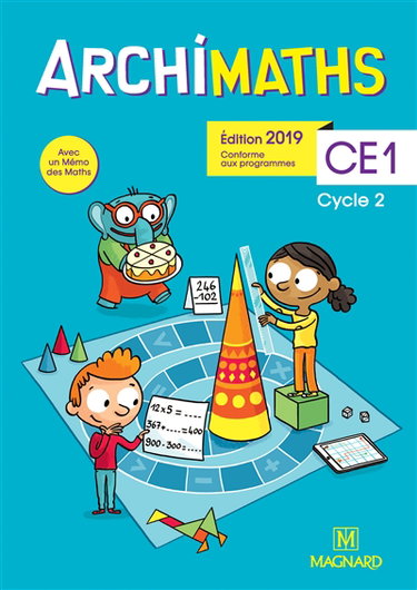 Couverture de Archimaths CE1, cycle 2 : conforme aux programmes