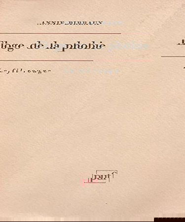 Eloge de la phobie
