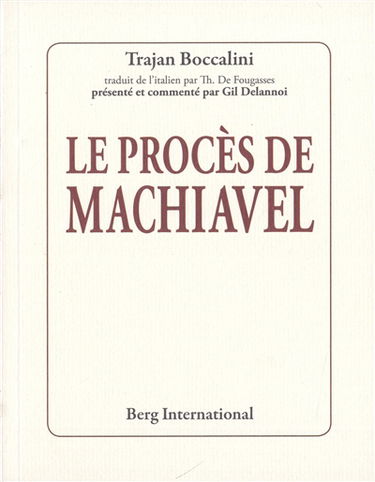 Le procès de Machiavel
