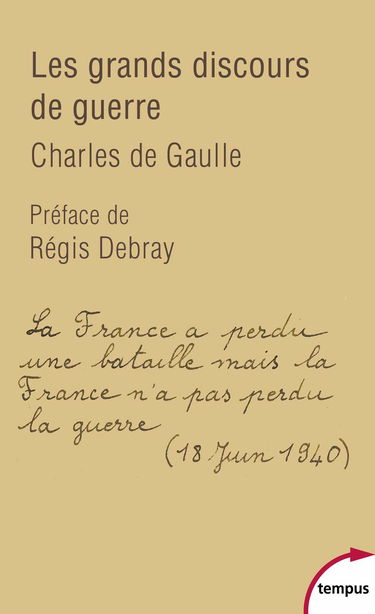 Les grands discours de guerre