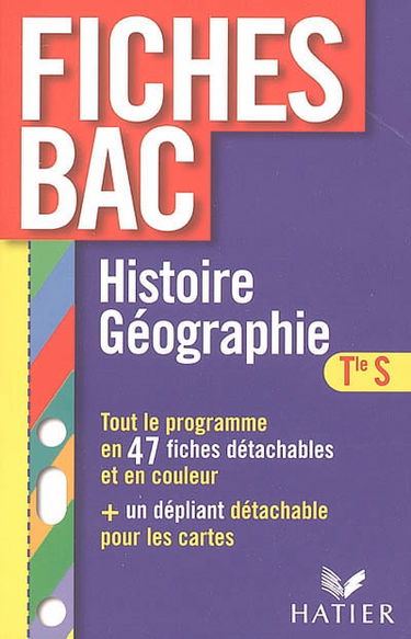 Histoire géographie, terminale S