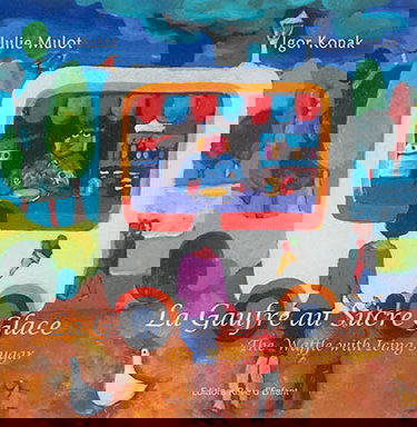 La gaufre au sucre glace. The waffle with icing sugar