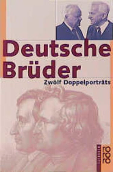Couverture de Deutsche Brüder. Zwölf Doppelporträts par UNKNOWN