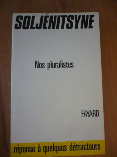 Nos pluralistes