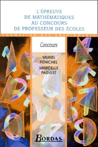 EPREUVE DE MATHS AU CRPE (Ancienne Edition)