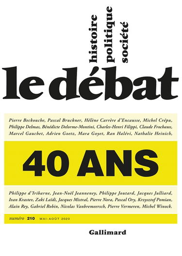 Débat (Le), n° 210. 40 ans
