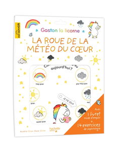 La roue de la météo du coeur : Gaston la licorne