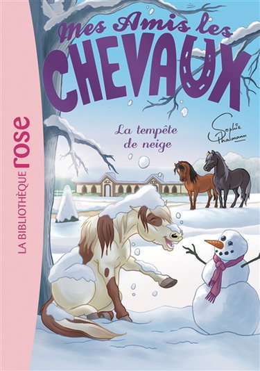 Couverture de Mes amis les chevaux. Vol. 25. La tempête de neige