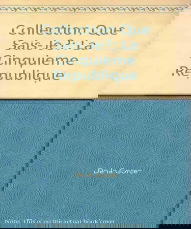 La 5eme Republique. 7eme Edition