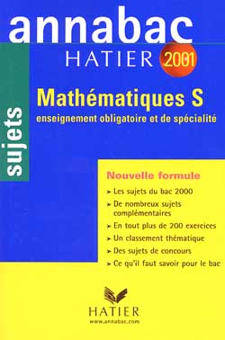 Mathématiques, S : enseignement général et spécialité