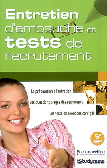Couverture de Entretien d'embauche & tests de recrutement