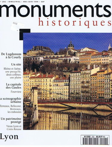 Couverture de MONUMENTS HISTORIQUES / LYON