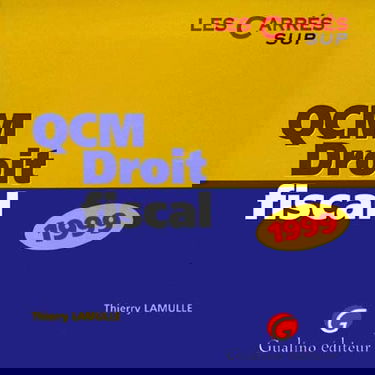 QCM droit fiscal 1999