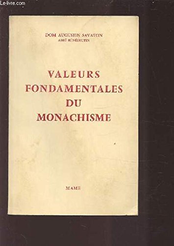 Couverture de Valeurs fondamentales du monachisme