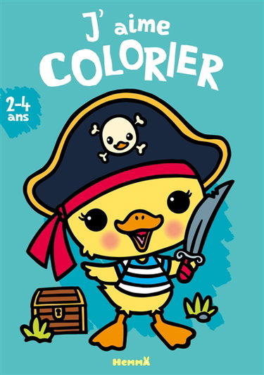 J'aime colorier (2-4 ans) (Canard pirate)
