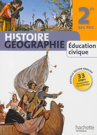 Histoire géographie, éducation civique, 2de bac pro : format compact
