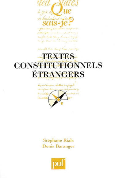 Textes constitutionnels étrangers