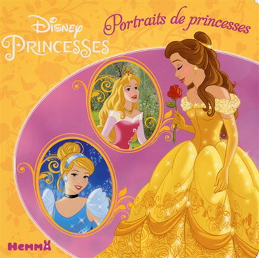 Couverture de Disney princesses : portraits de princesses par Walt Disney company
