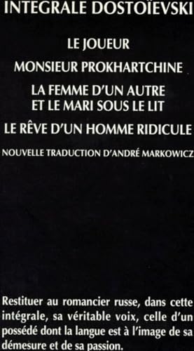 Les petits romans de Dostoïevski