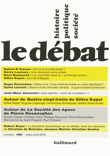 Débat (Le), n° 169