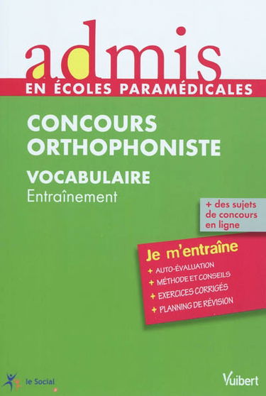 Concours orthophoniste vocabulaire : entraînement