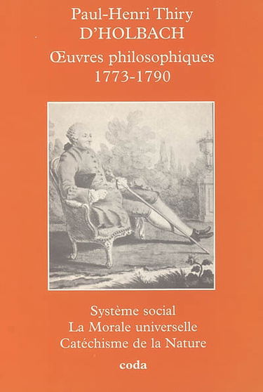 Oeuvres philosophiques : 1773-1790