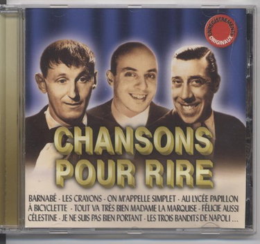 Couverture de Chansons pour rire